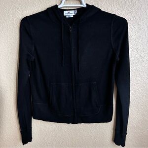 Vineyard Vines Merino Wool Zip Up Sweater With Hoodie
